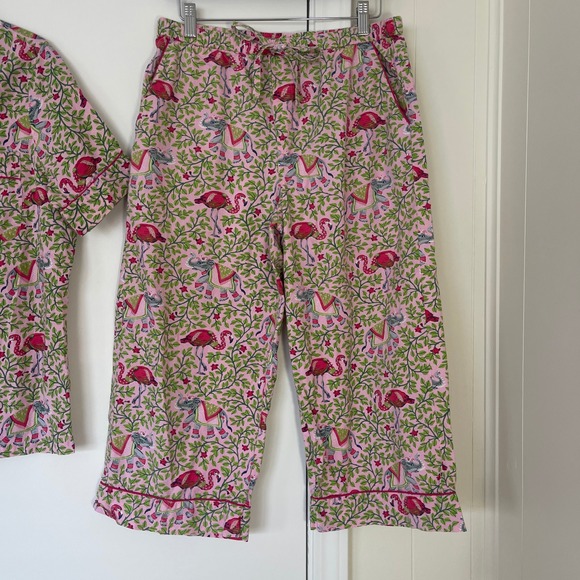 Printfresh Women's Organic Cotton Flamenco Pajama Short Sleeve SET Size Small - Picture 7 of 13